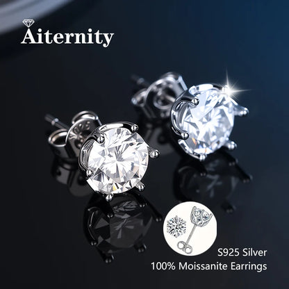 Moissanite Fülbevaló 925 Nőknek