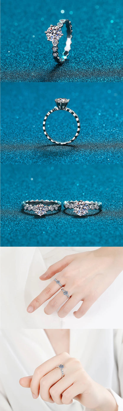 Moissanite Gyűrű AITERNITY