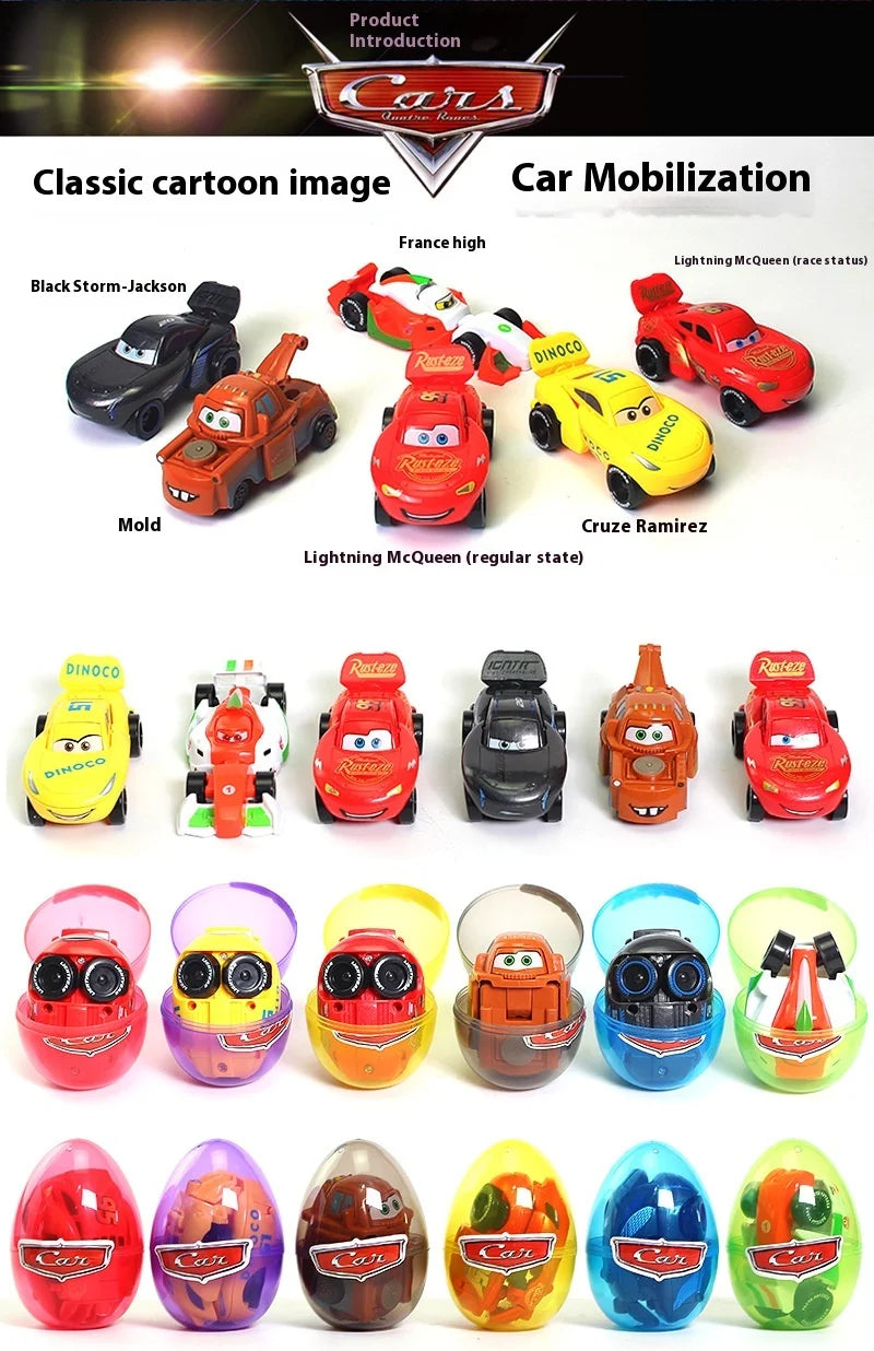 Disney Cars McQueen Autó Szett