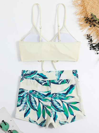 Magas Derékú Bikini Kötős