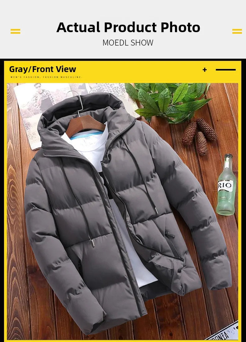 Men's Hooded Cotton Jacket