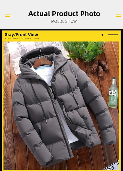 Men's Hooded Cotton Jacket