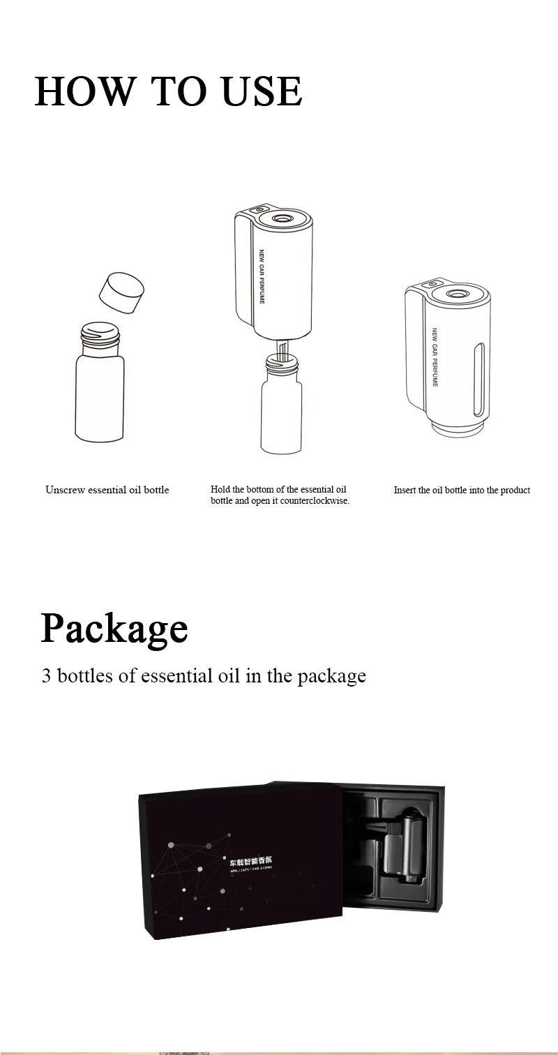Autó Aroma Diffúzor Frissítő