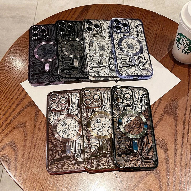 DIXSG Magsafe Case Luxury Pattern