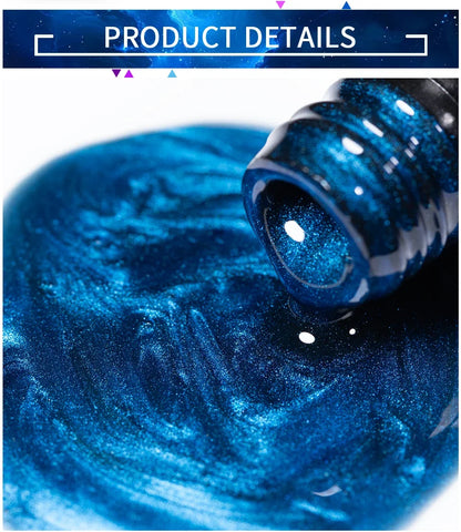 Puente Cat Eye Gel Fényes Kék