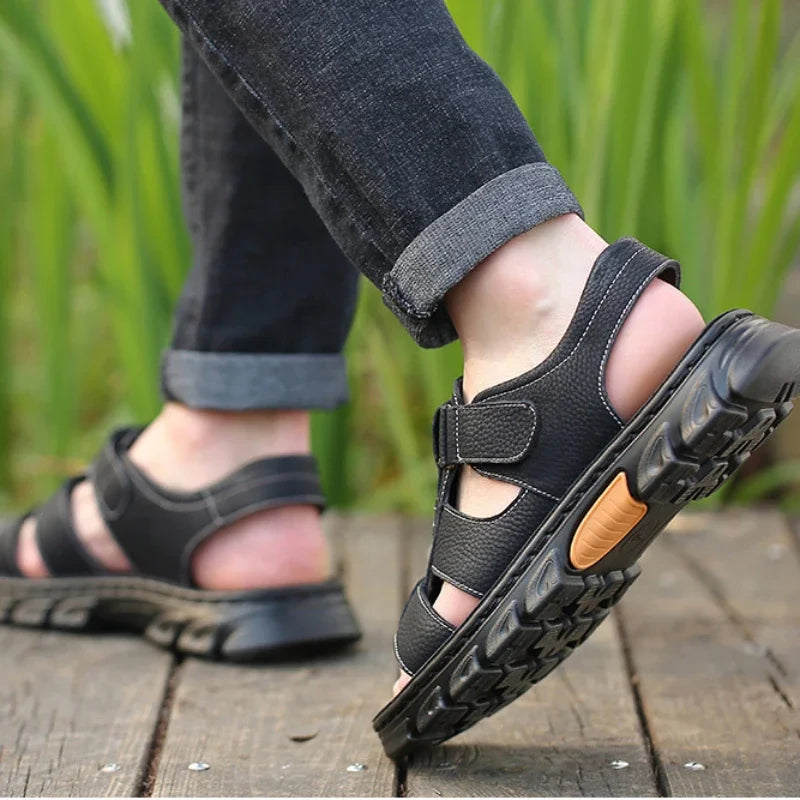DUTRIEUX Herren-Sandalen Offen