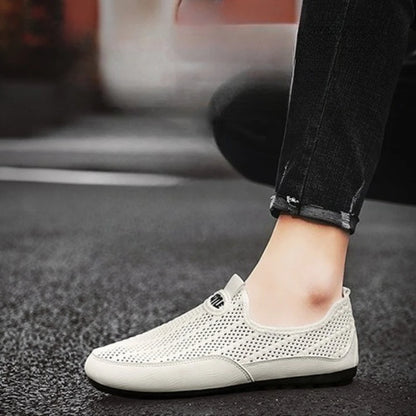 Férfi Nyári Mokaszin Cipő Könnyű Mesh - Elegáns Casual Loafer