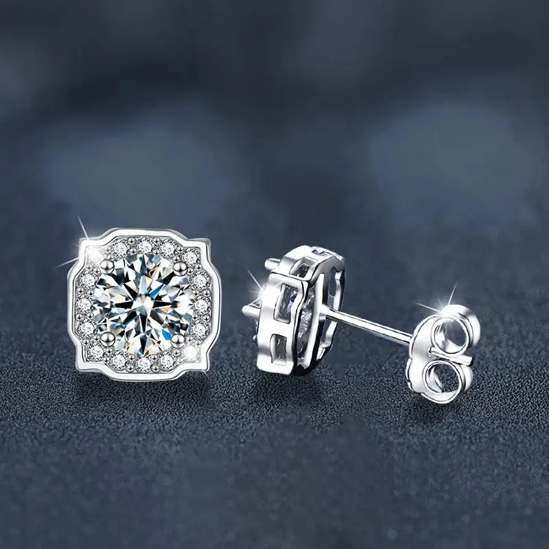 AITERNITY Moissanite Fülbevaló