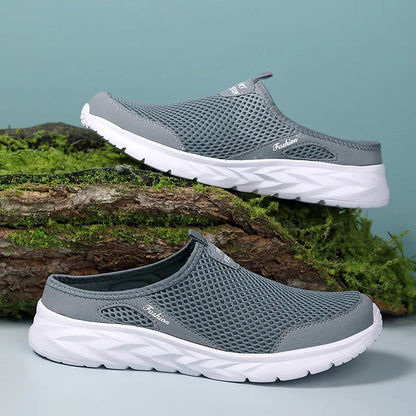Férfi Nyári Papucs - Lélegző Hálós Slip-On Félcipő