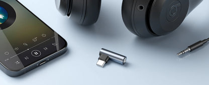 Type-C 3.5mm 90° Audió Adapter