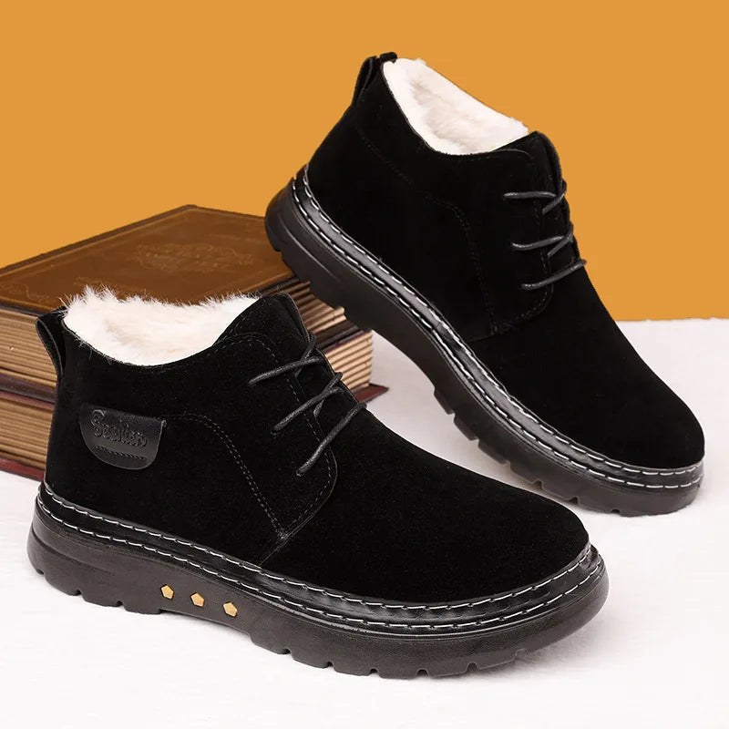 YBQJOO Winterstiefel bequem