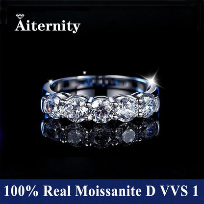 Moissanite Gyűrű 925 Nőknek