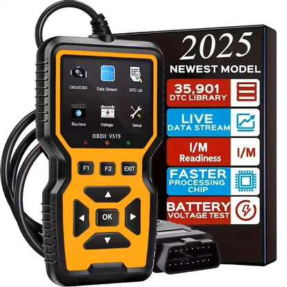 OBD2 Diagnosztikai Eszköz - Profi Motor Kód Olvasóval És Reset Lehetőséggel Valós Idejű Adatolvasás