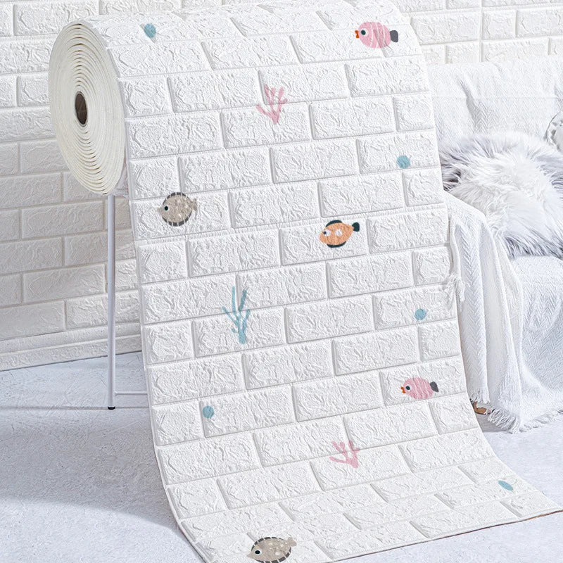 Self-Adhesive 3D Brick Wall Sticker
