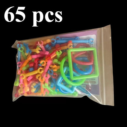Színes Oktató 3D Puzzle Rudak