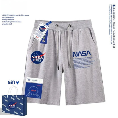 NASA-Baumwoll-T-Shirt, atmungsaktives Muster