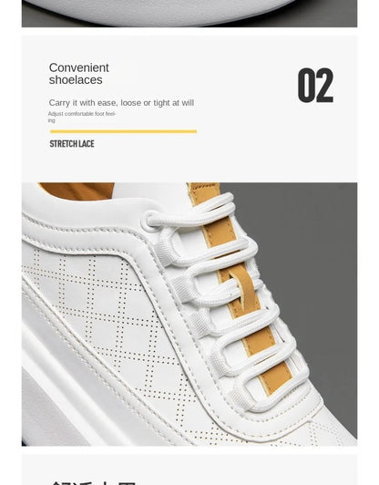 Férfi Casual Sportcipő - Lélegző Platform Sneaker