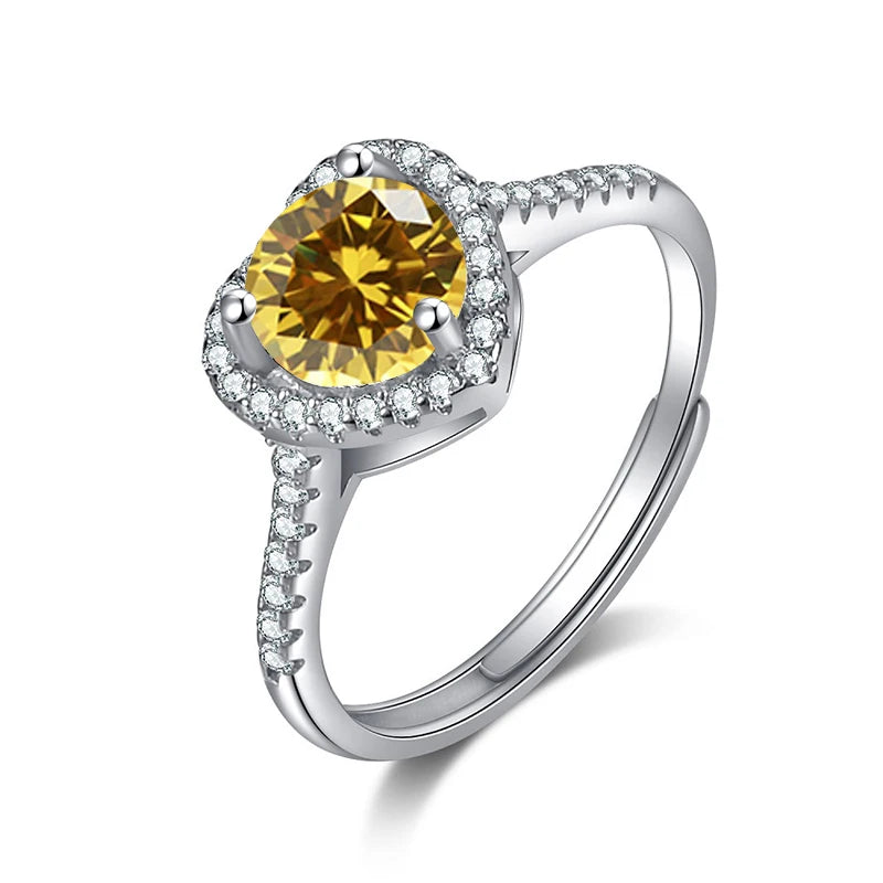 AITERNITY Moissanite Gyűrű 1ct