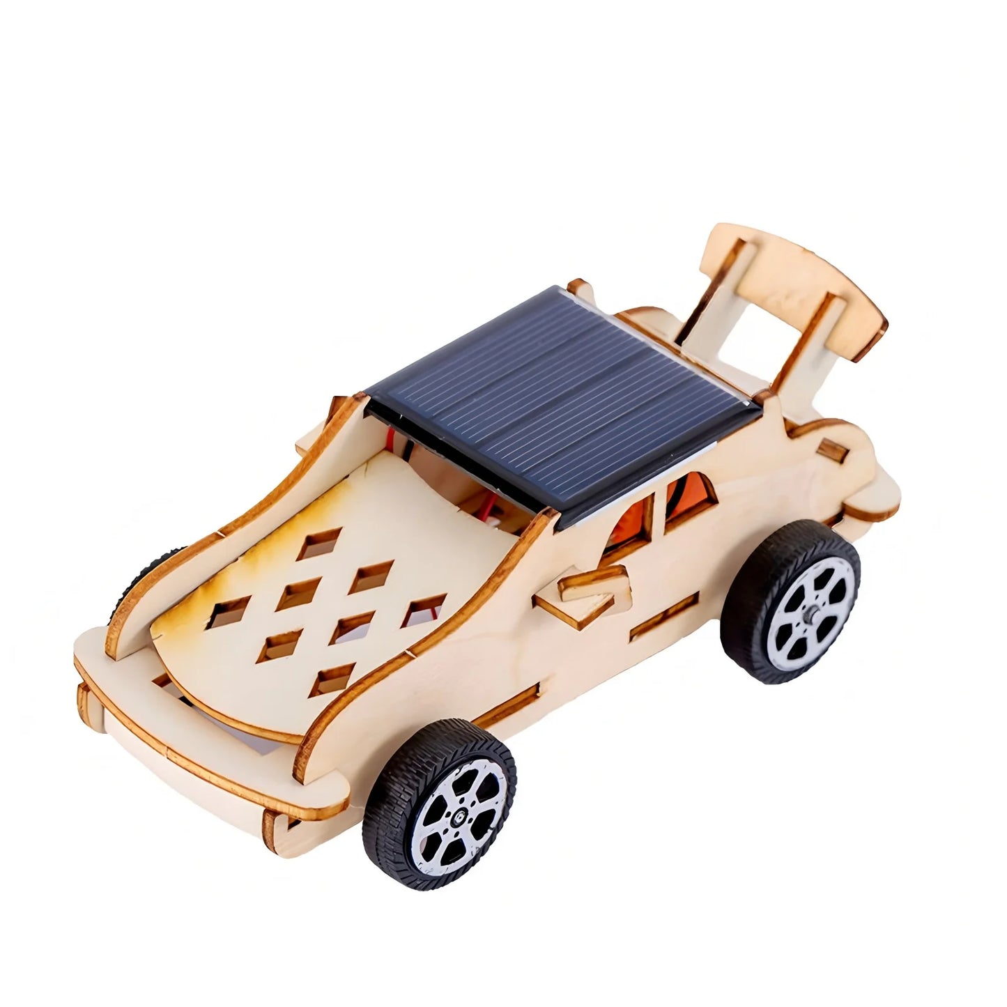 Napenergiás Autó DIY Fa Puzzle