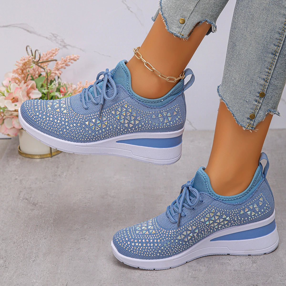 Shoes Breathable Mesh Lace-up