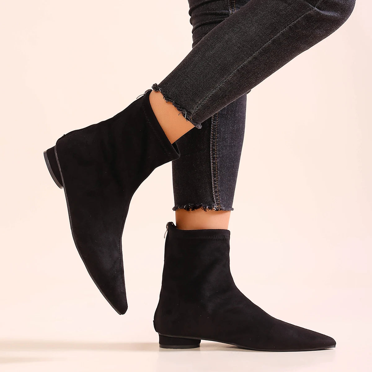 Stiefel Obermaterial aus PU, Latexsohle