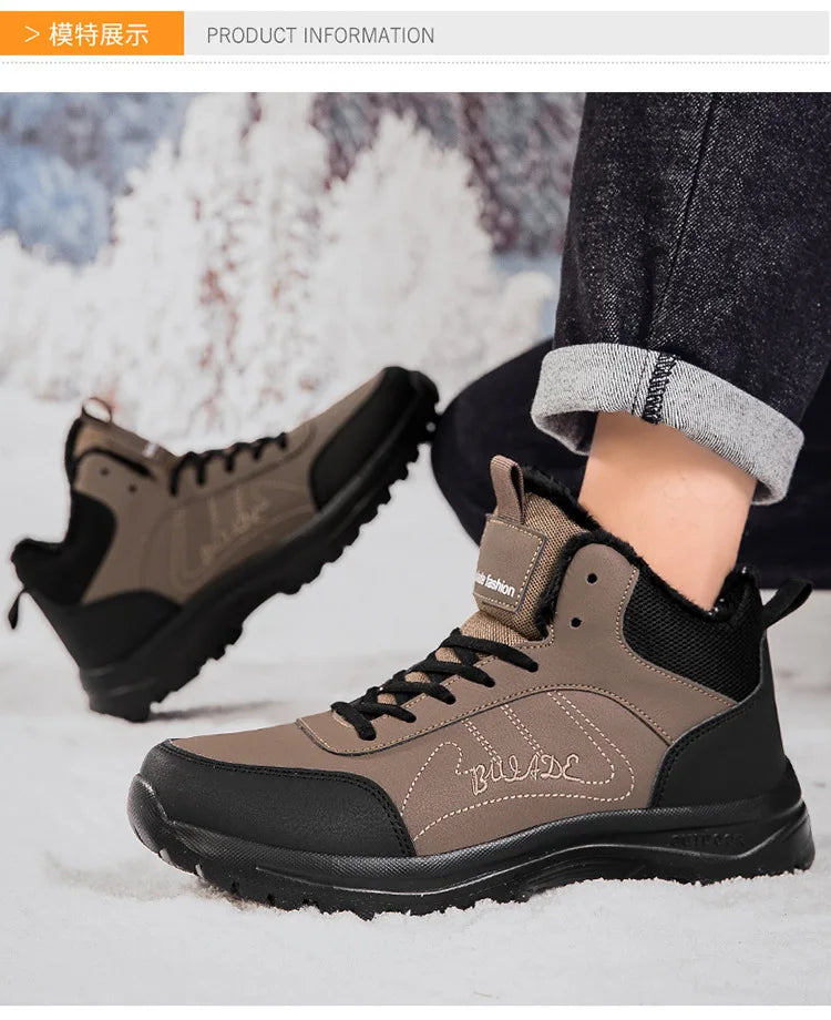 Taktische Herren-Schneestiefel – Wasserdichte Winterstiefel 2025