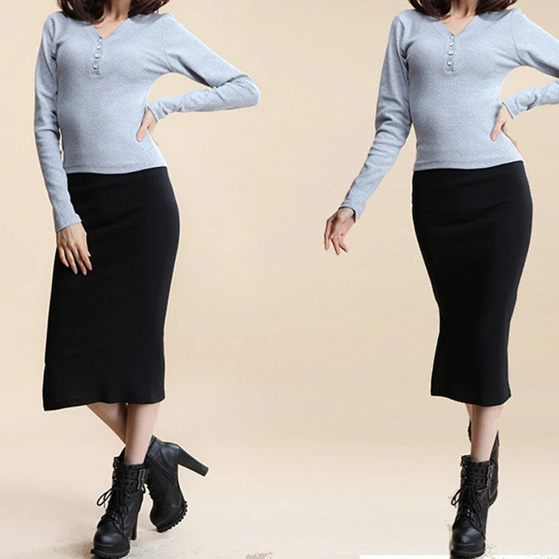Liva Girl Női Szoknya Slim Midi
