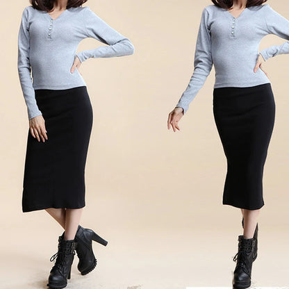 Liva Girl Női Szoknya Slim Midi