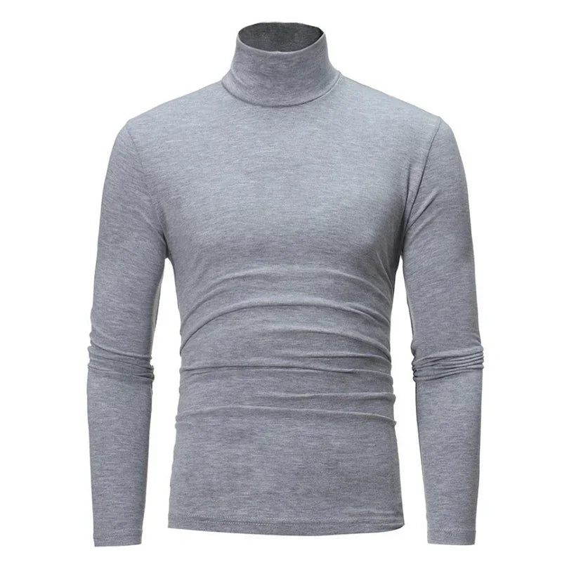 Liva Girl Herren-Rollkragenpullover, schmal geschnitten