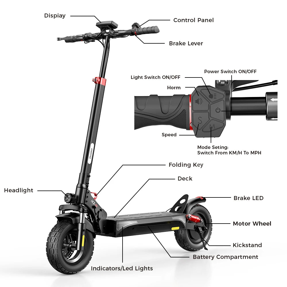 iScooter 800W Offroad Uniszex