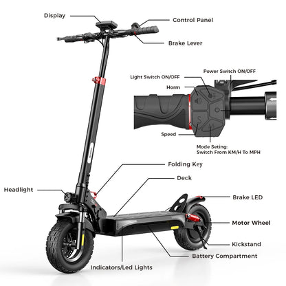 iScooter 800W Offroad Uniszex