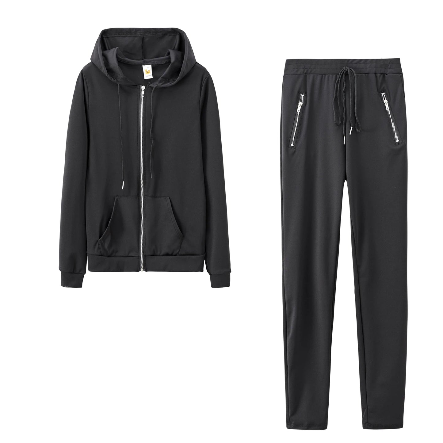 Suit Set Zsebes Kötött Szett