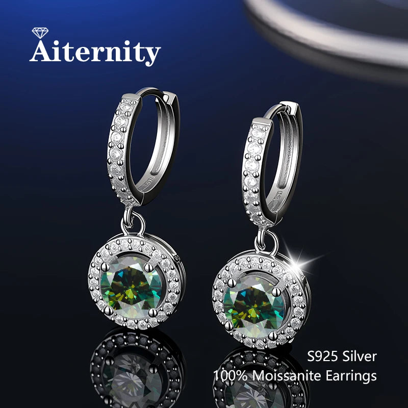 AITERNITY Moissanite Fülbevaló