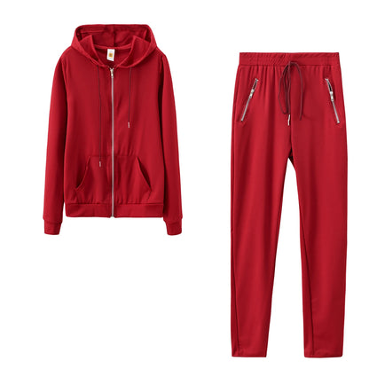 Suit Set Zsebes Kötött Szett