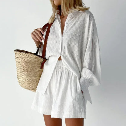 Női Suit Set Jacquard Ing