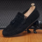Férfi Casual Loafer - Bojtos Bőr Mokaszin Puha Talppal