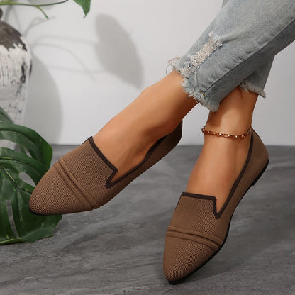 RZSMTYA Women's Slipon Flat Shoes