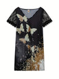 SuitSet Women's Lace V-Neck Dress