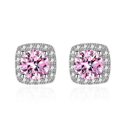 Moissanite Csavaros Fülbevaló