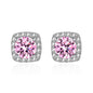 Moissanite Csavaros Fülbevaló