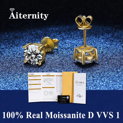 Aiternity Moissanite Fülbevaló
