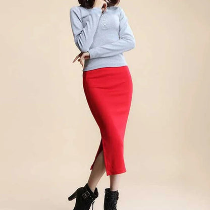 Liva Girl Női Szoknya Slim Midi