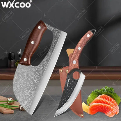 WXCOO Rozsdamentes Hentes Kés