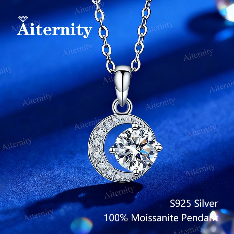 Moissanite Medál 925 Aiternity