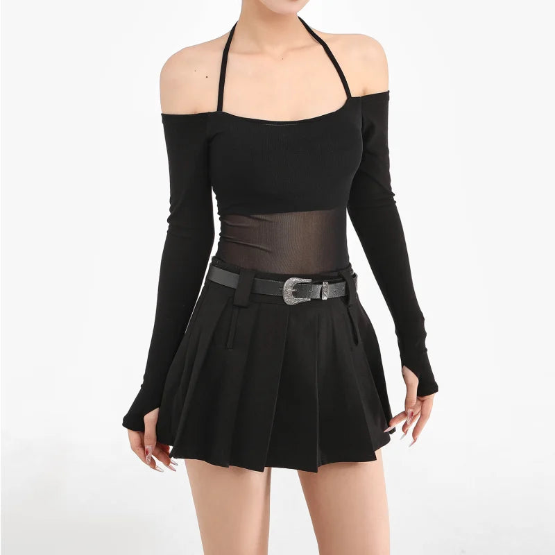 JEYONGZOOCN Mesh Crop Top