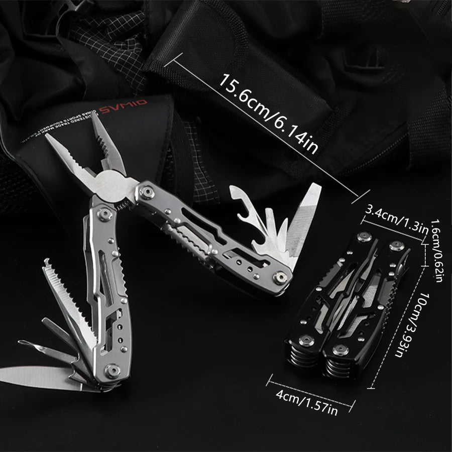 Kemping Multitool Rozsdamentes