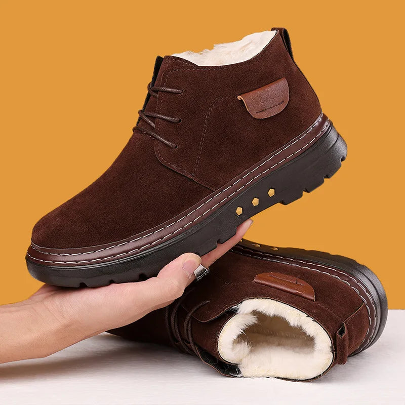 YBQJOO Winterstiefel bequem
