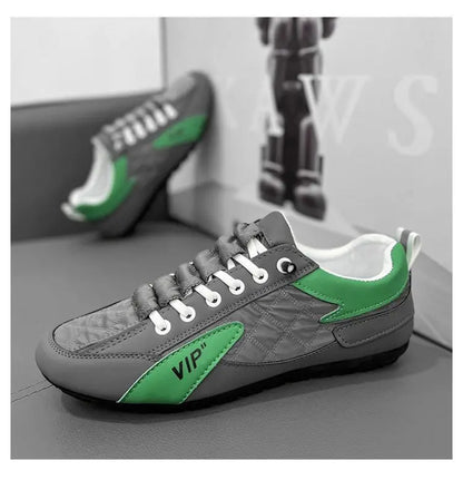 Férfi Nyári Félcipő Baotou Papucs - Divatos Lapos Talpú Bean Shoes