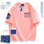 NASA-Baumwoll-T-Shirt, atmungsaktives Muster