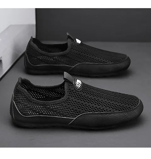 Férfi Nyári Mokaszin Cipő Könnyű Mesh - Elegáns Casual Loafer